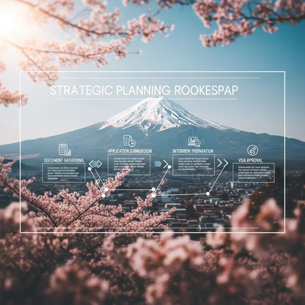 Sơ đồ chiến lược tối ưu hồ sơ xin visa Nhật Bản