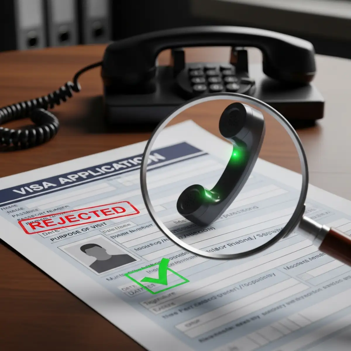 Xác minh thông tin qua điện thoại phải khớp 100% với hồ sơ giấy để tránh bị từ chối visa công tác.